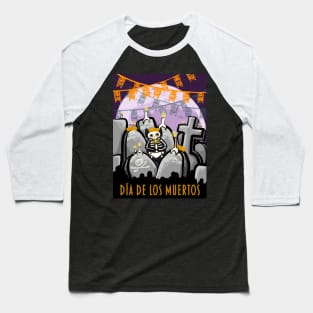 Día de los Muertos Baseball T-Shirt